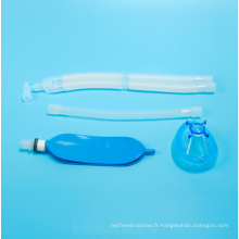 Tube ondulé Sac respiratoire d&#39;anesthésie sans latex